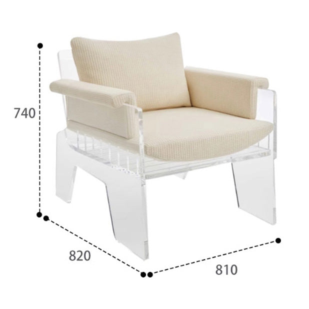 Acrylic Creative Leisure Chair #AFUS2504015