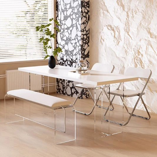 Acrylic Creative Leisure Long Chair #AFUS2504004