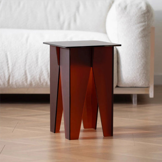 Acrylic Creative Leisure Square Chair #AFUS2504007